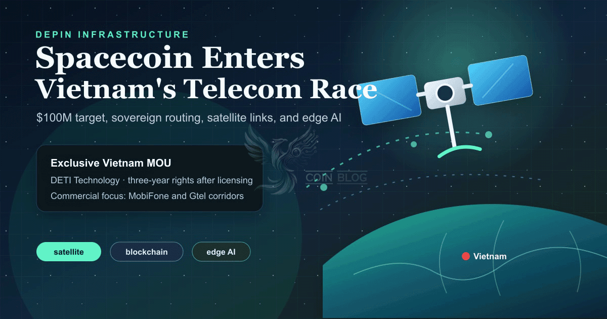 Spacecoin’s Vietnam Deal Is Less About Satellites - And More About Telecom Sovereignty